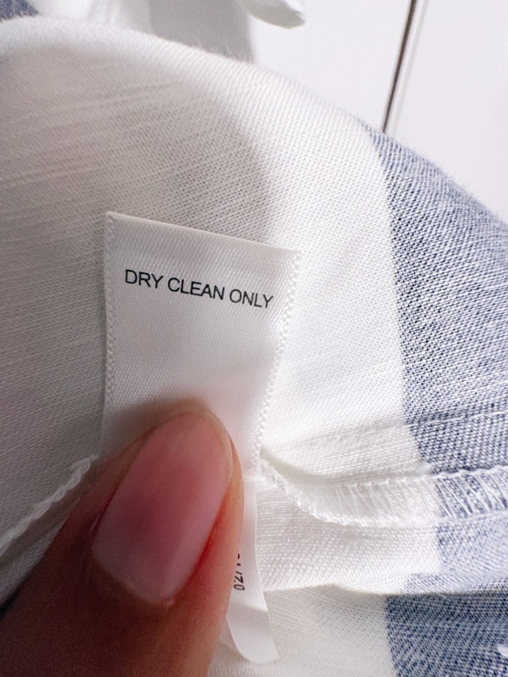 Banana Republic Women’s 8 Navy White Striped Linen Skirt Nautical Quiet Luxury - Picture 9 of 11